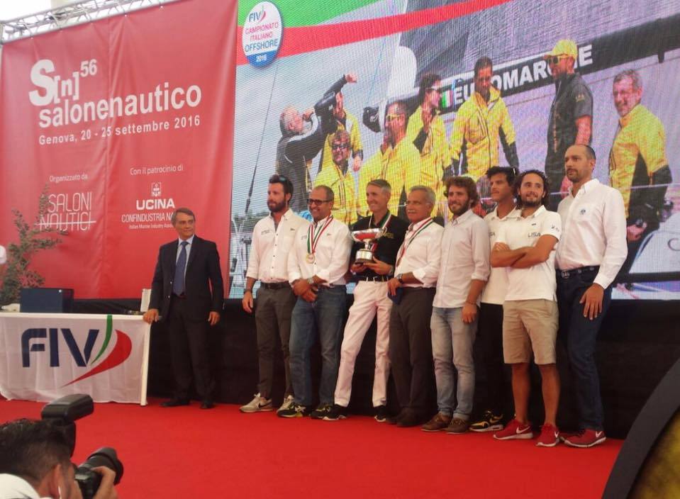 BE WILD premiato a Genova : è il vincitore del Campionato Italiano Offshore 2016