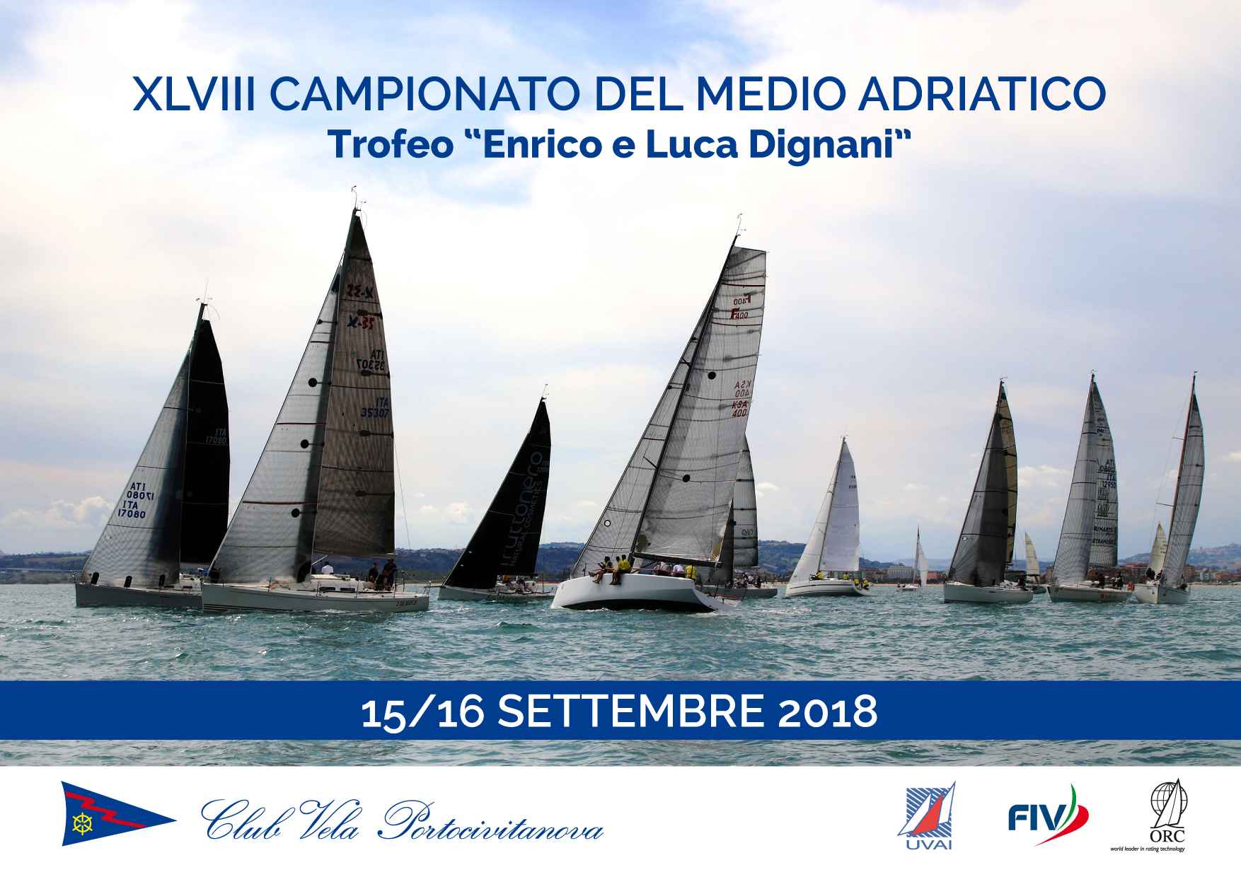 15 / 16 settembre – CAMPIONATO DEL MEDIO ADRIATICO “TROFEO ENRICO E LUCA DIGNANI” (valida Palo D’Oro 2018)