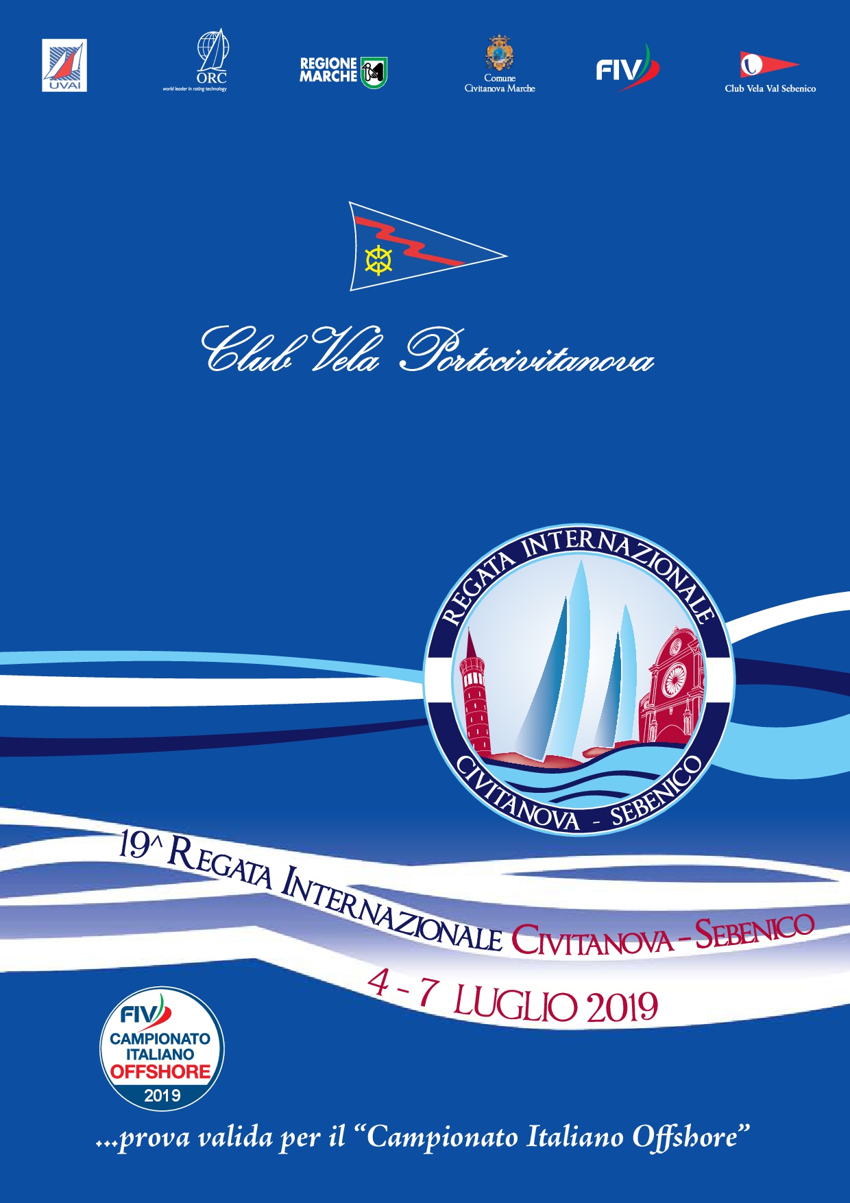 4 / 7 luglio – CIVITANOVA SEBENICO prova valida per il Campionato Italiano Offshore (valida Palo d’Oro 2019)