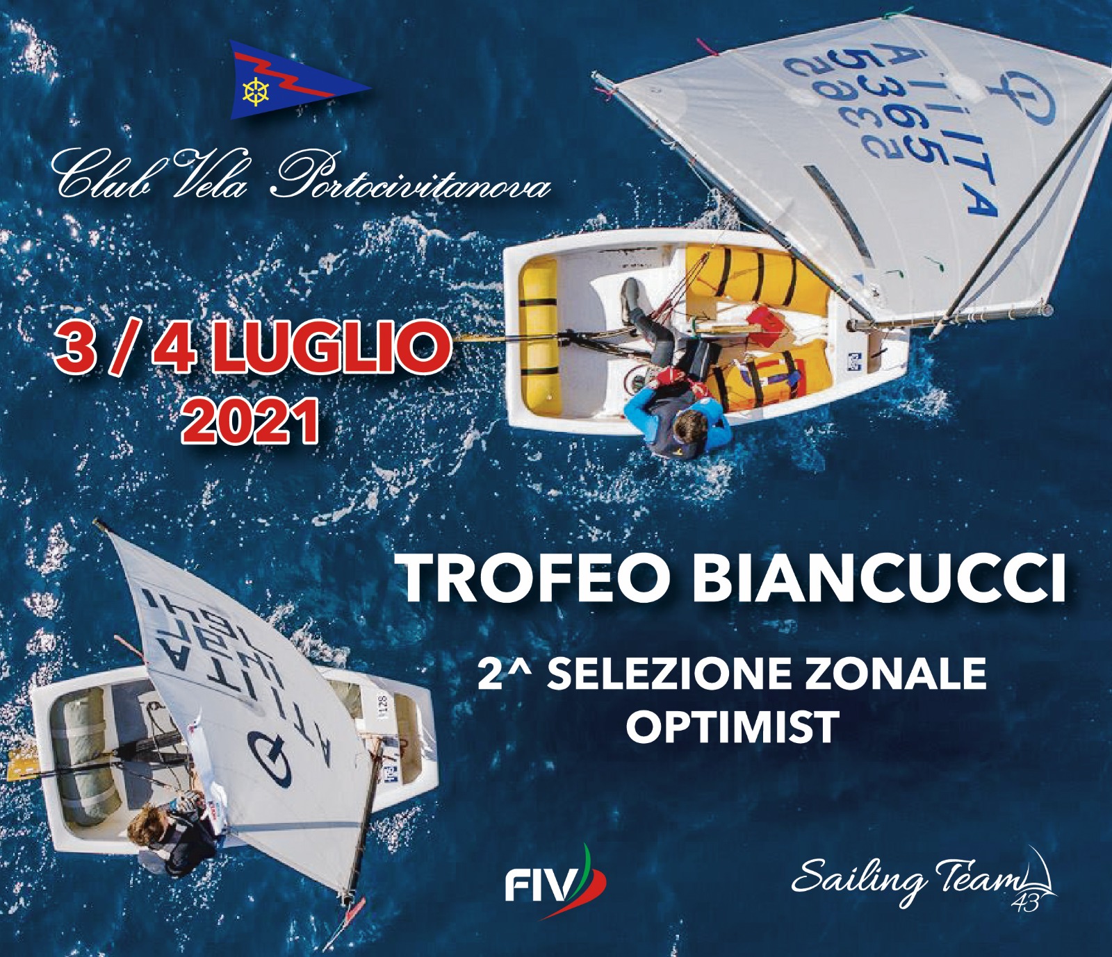 3 / 4 luglio 2021 – TROFEO BIANCUCCI – 2^ Selezione zonale Optimist