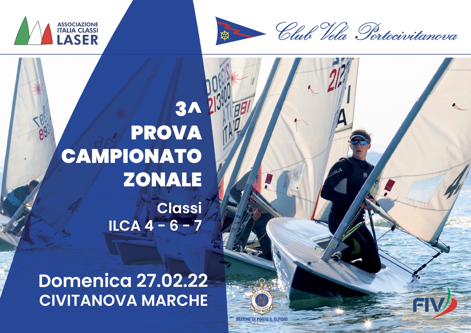 27 febbraio 2022 – III PROVA CAMPIONATO ZONALE LASER