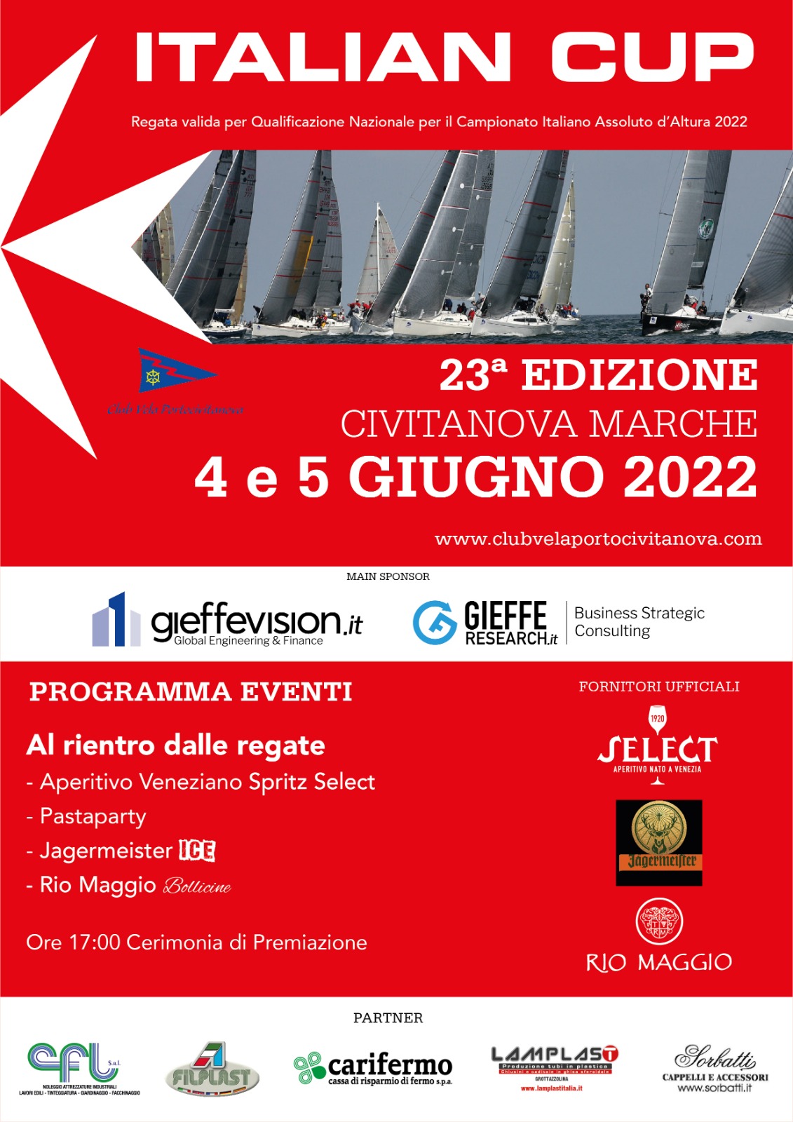 4 / 5 giugno 2022 – ITALIAN CUP qualificazione per il Campionato Italiano d’ Altura (valida Palo d’Oro 2022)