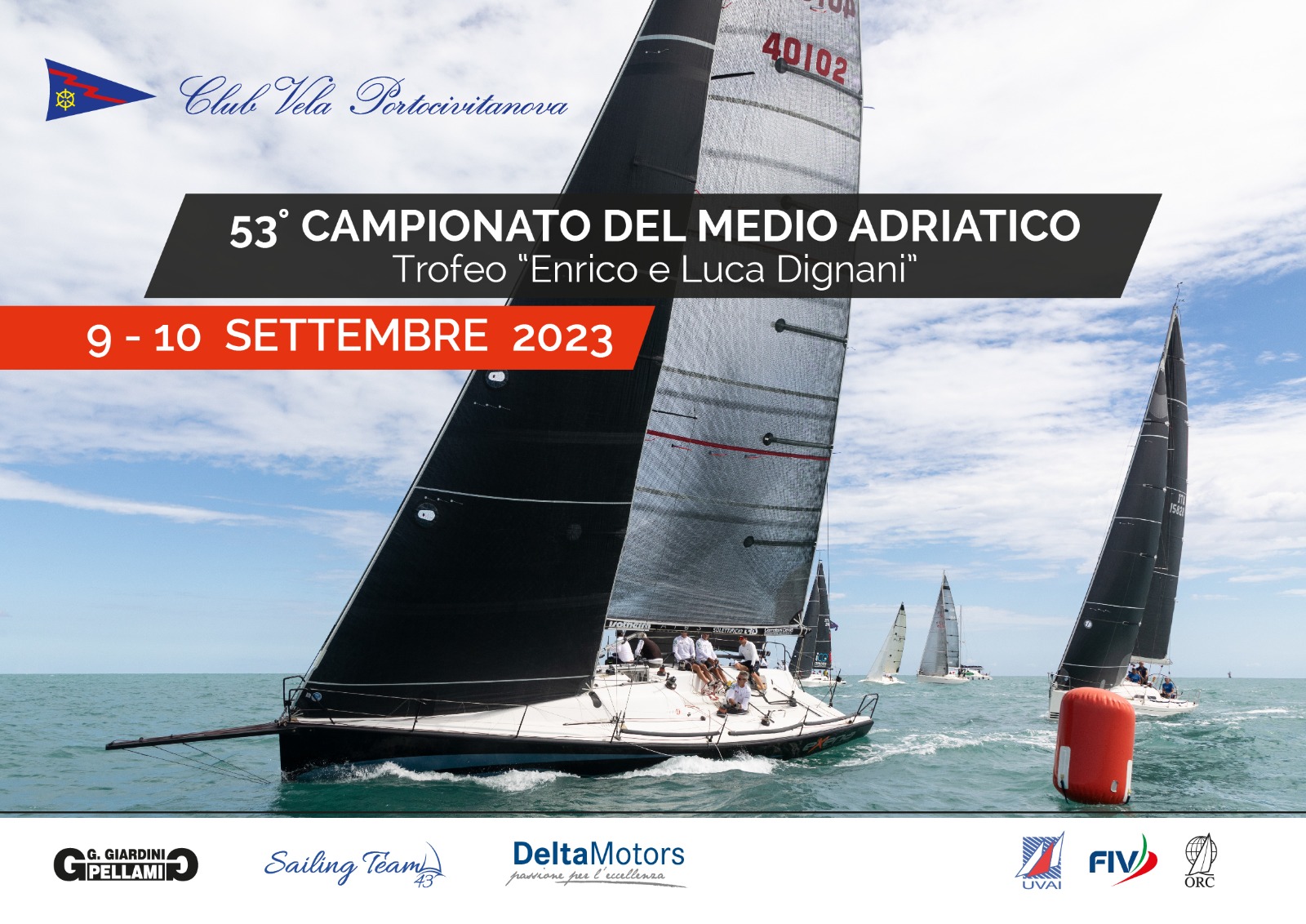 9 / 10 settembre 2023 – CAMPIONATO DEL MEDIO ADRIATICO Trofeo Enrico e Luca Dignani
