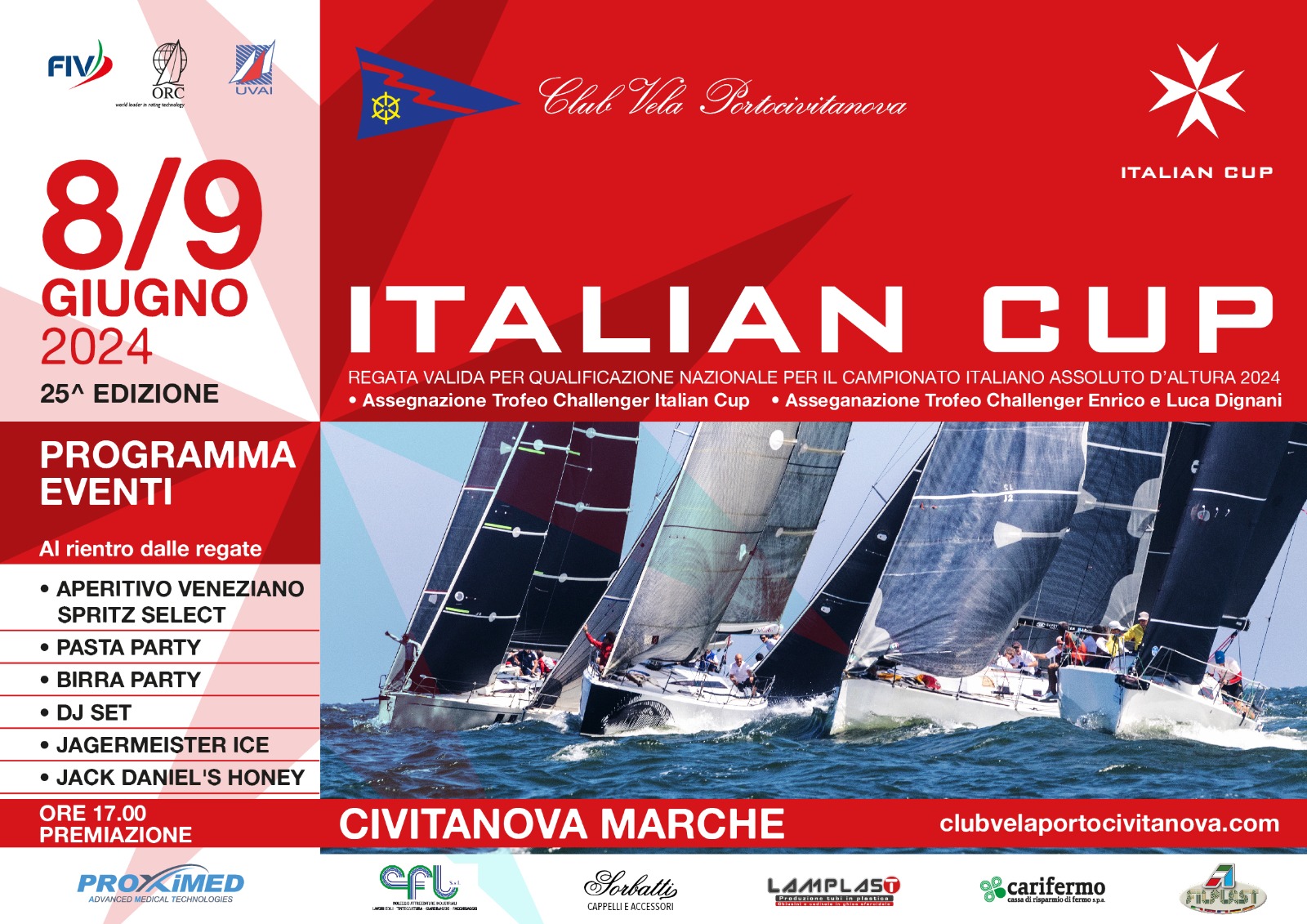 8 / 9 giugno 2024 – ITALIAN CUP – qualificazione Campionato Italiano Altura (valida Palo d’Oro)