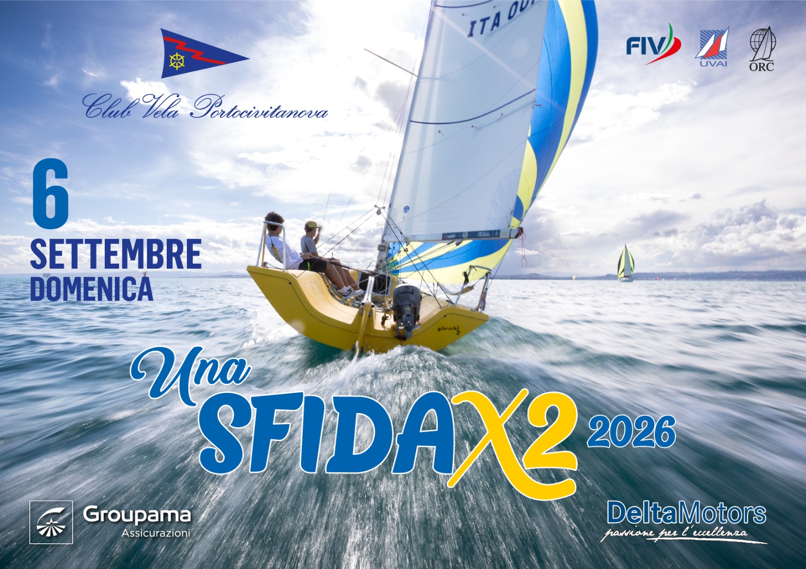 6 settembre 2026 – UNA SFIDA X 2 – (classe Orc – valida Palo d’Oro)