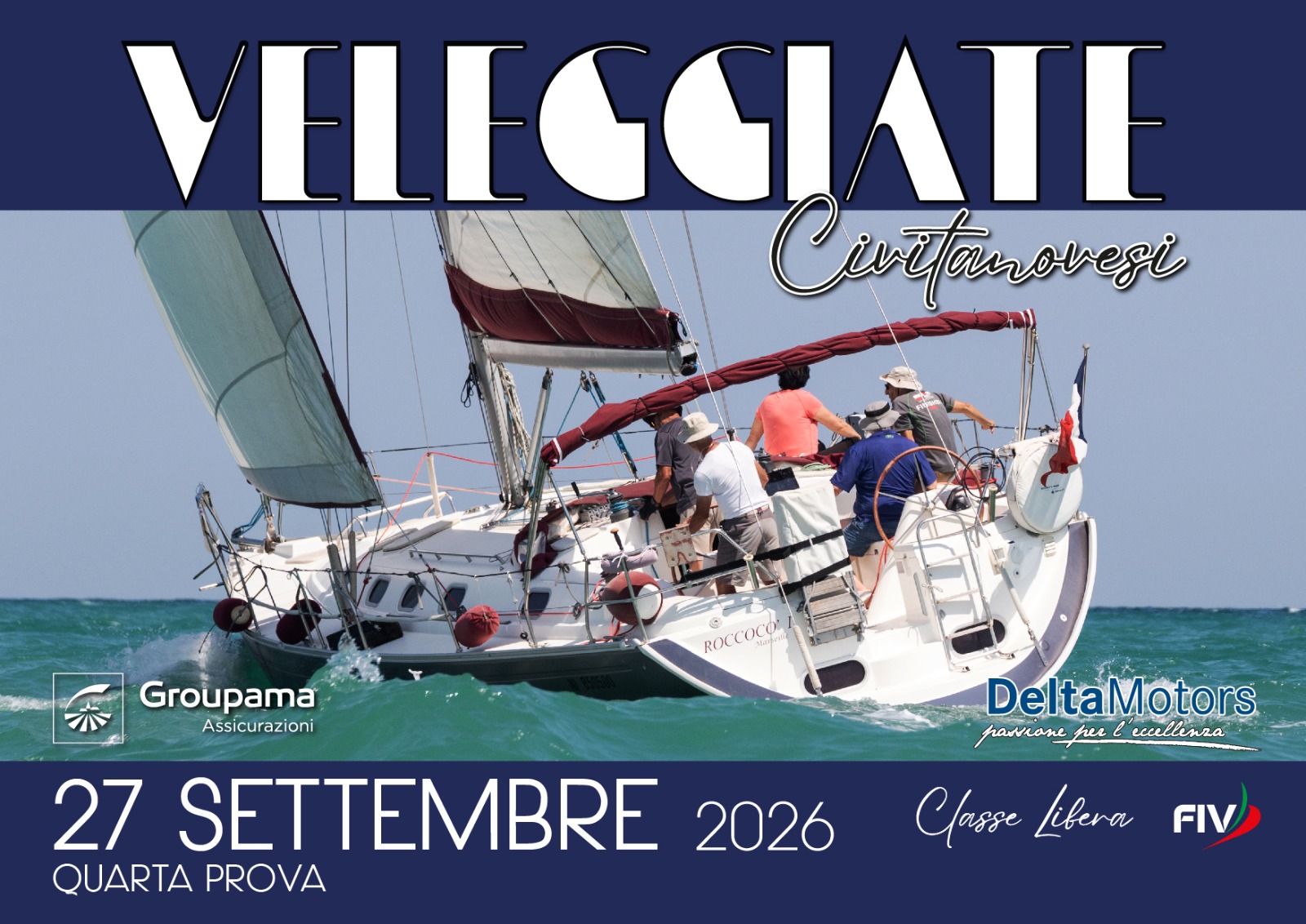 27 settembre 2026 – VELEGGIATE CIVITANOVESI – 4^ prova (classe libera)